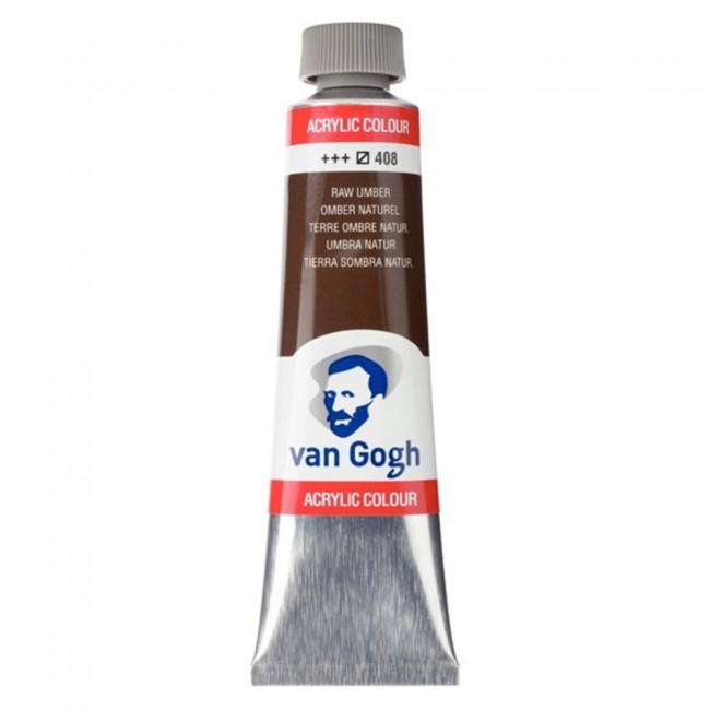 Ακρυλικό Χρώμα Van Gogh acrylic 40ml 408 raw umber