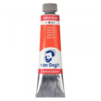 Ακρυλικό Χρώμα Van Gogh acrylic 40ml 311 vermilion