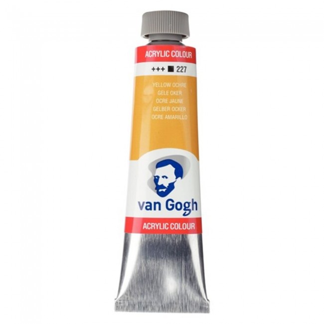 Ακρυλικό Χρώμα Van Gogh acrylic 40ml 227 yellow ochre Ακρυλικό Χρώμα Van Gogh acrylic 40ml 227 yellow ochre