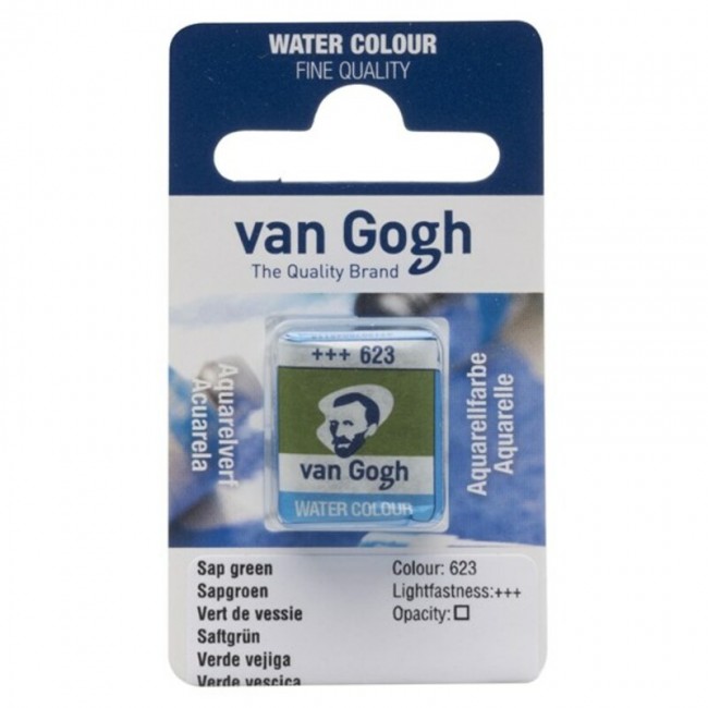 Ακουαρέλα Κύβος Van Gogh watercolour 623 sap green