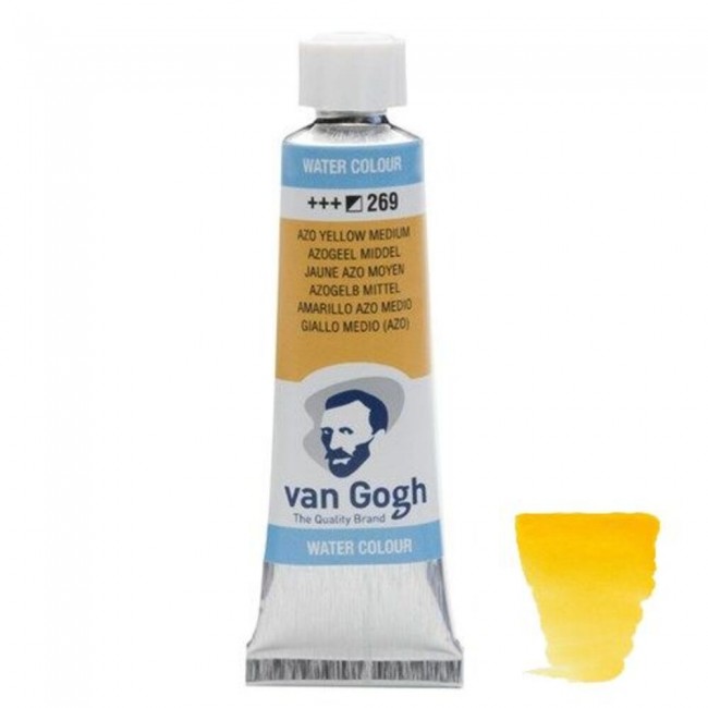 Ακουαρέλα Σωληνάριο Van Gogh Watercolor 269 Azo Yellow Medium 10ml, Royaltalens Ακουαρέλα Σωληνάριο Van Gogh Watercolor 269 Azo Yellow Medium 10ml, Royaltalens