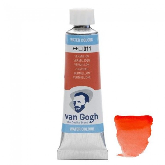 Ακουαρέλα Σωληνάριο Van Gogh Watercolor 311 Vermilion 10ml, Royaltalens Ακουαρέλα Σωληνάριο Van Gogh Watercolor 311 Vermilion 10ml, Royaltalens