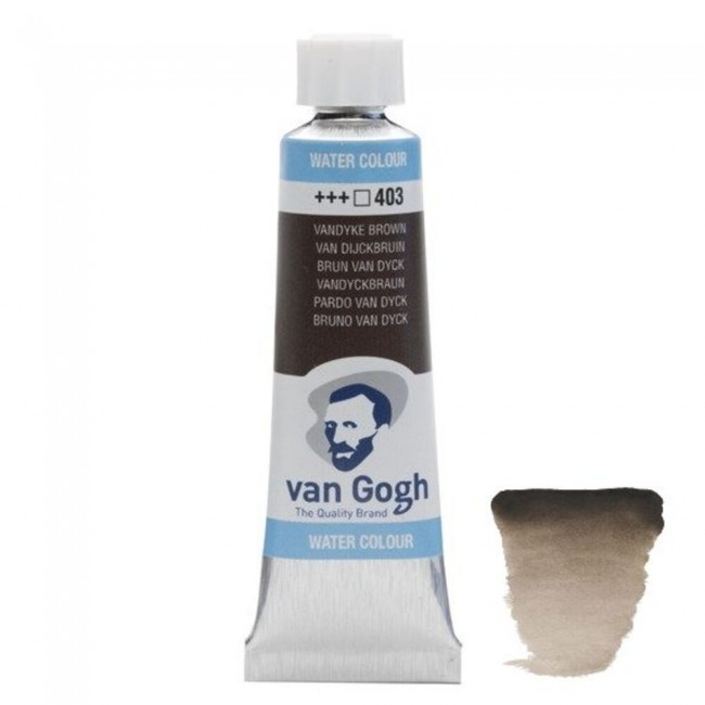 Ακουαρέλα Σωληνάριο Van Gogh Watercolor 403 Vandyke Brown 10ml, Royaltalens Ακουαρέλα Σωληνάριο Van Gogh Watercolor 403 Vandyke Brown 10ml, Royaltalens