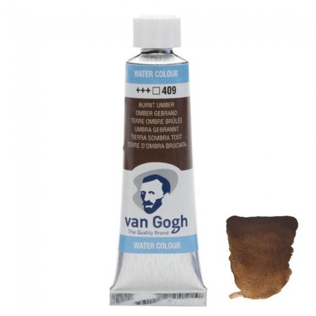 Ακουαρέλα Σωληνάριο Van Gogh Watercolor 409 Burnt Umber 10ml, Royaltalens Ακουαρέλα Σωληνάριο Van Gogh Watercolor 409 Burnt Umber 10ml, Royaltalens