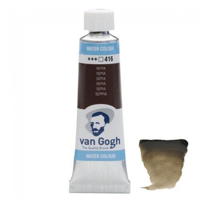 Ακουαρέλα Σωληνάριο Van Gogh Watercolor 416 Sepia 10ml, Royaltalens