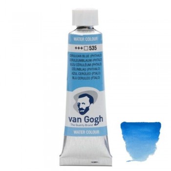 Ακουαρέλα Σωληνάριο Van Gogh Watercolor 535 Cerulean Blue Phthalo 10ml, Royaltalens