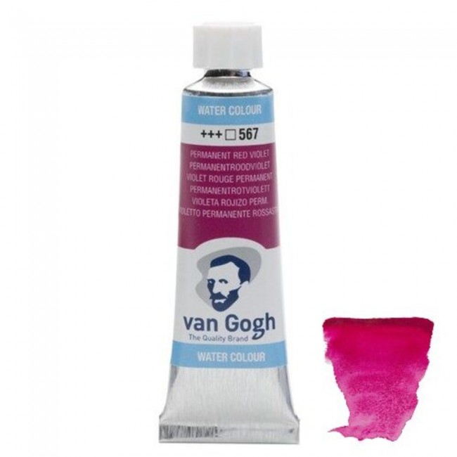 Ακουαρέλα Σωληνάριο Van Gogh Watercolor 567 Permanent Red Violet 10ml, Royaltalens