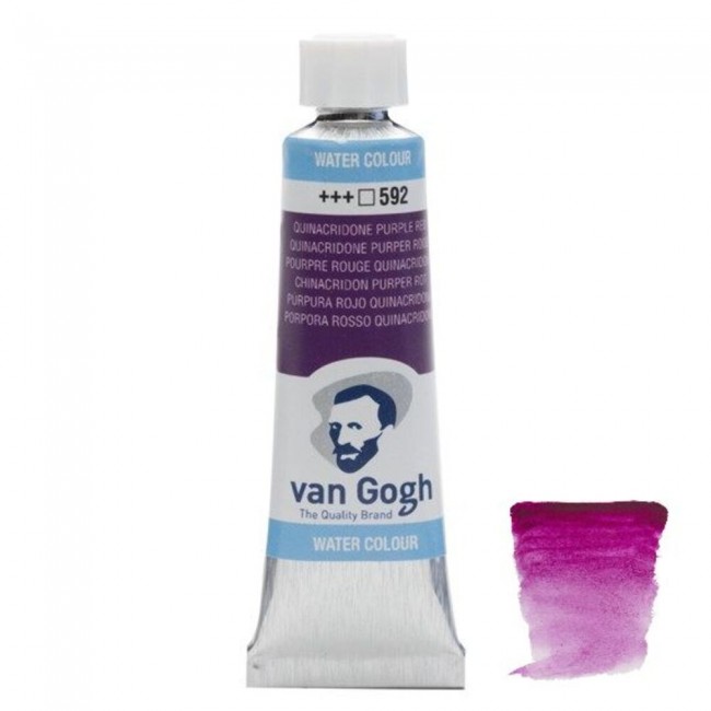 Ακουαρέλα Σωληνάριο Van Gogh Watercolor 592 Quinacridone Purple Red 10ml, Royaltalens Ακουαρέλα Σωληνάριο Van Gogh Watercolor 592 Quinacridone Purple Red 10ml, Royaltalens