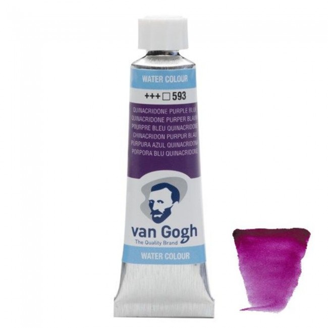 Ακουαρέλα Σωληνάριο Van Gogh Watercolor 593 Quinacridone Purple Bluish 10ml, Royaltalens Ακουαρέλα Σωληνάριο Van Gogh Watercolor 593 Quinacridone Purple Bluish 10ml, Royaltalens