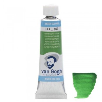 Ακουαρέλα Σωληνάριο Van Gogh Watercolor 662 Permanent Green 10ml, Royaltalens