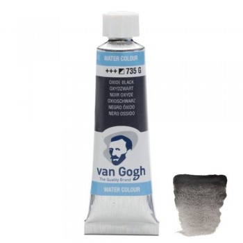 Ακουαρέλα Σωληνάριο Van Gogh Watercolor 735 Oxide Black 10ml, Royaltalens
