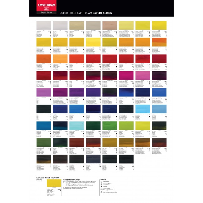 Amsterdam Expert Series set acrylic paint 6x20ml