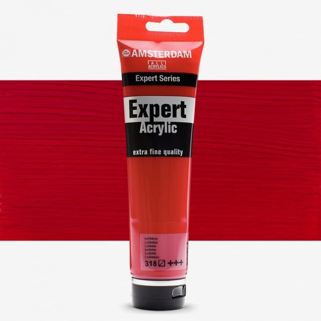 Amsterdam Expert series acrylic paint 150ml carmine 318 s3