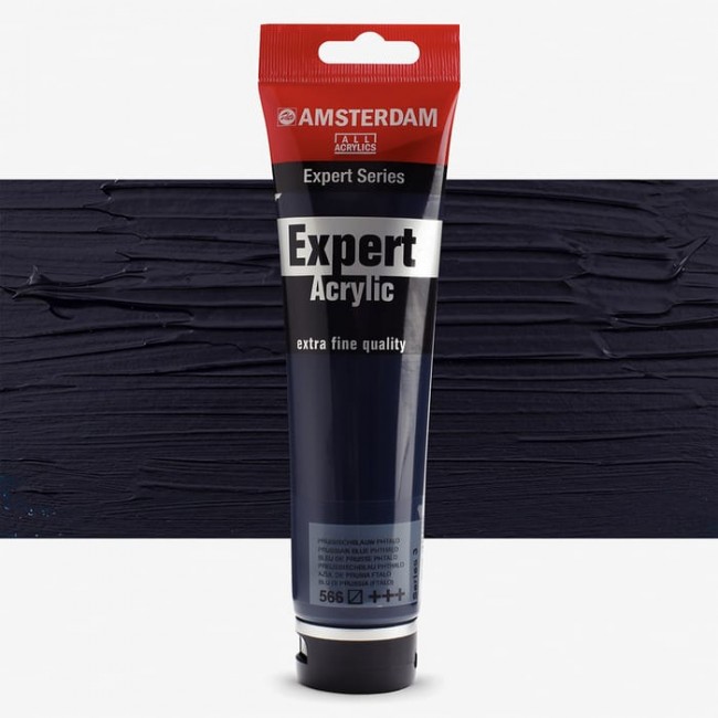 Amsterdam Expert series acrylic paint 150ml prussian blue 566 s3