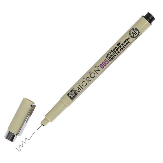 Μαρκαδόρος sakura pigma micron black 005 Μαρκαδόρος sakura pigma micron black 005