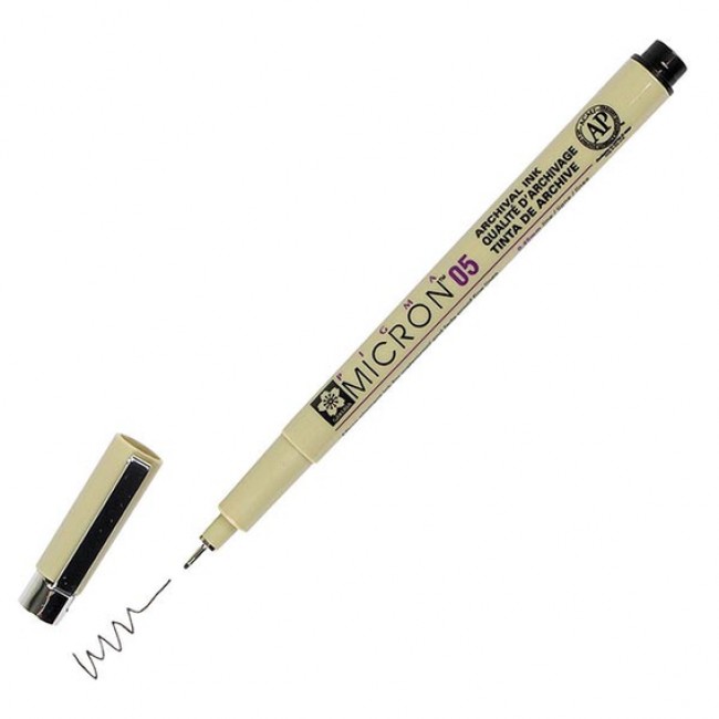 Μαρκαδόρος sakura pigma micron black 05