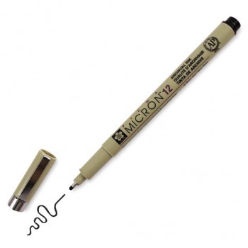 Μαρκαδόρος sakura pigma micron black 12