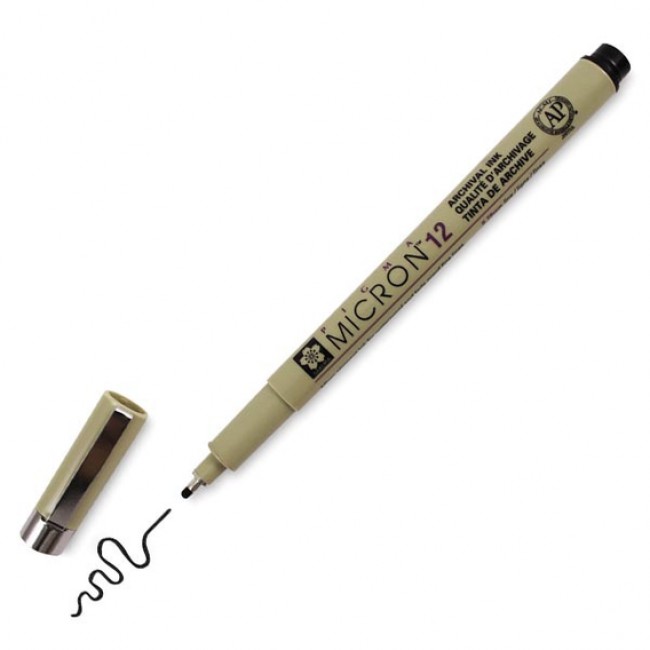 Μαρκαδόρος sakura pigma micron black 12 Μαρκαδόρος sakura pigma micron black 12