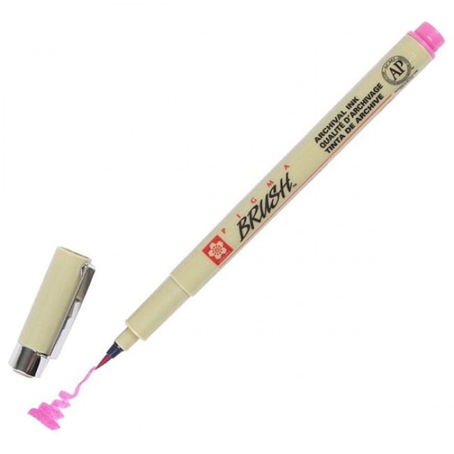 Μαρκαδόρος sakura pigma brush pink