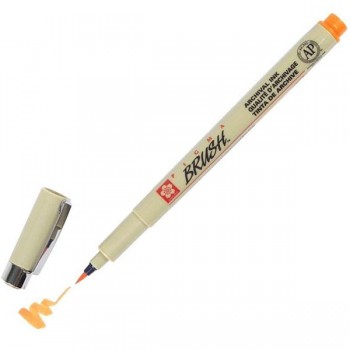 Μαρκαδόρος sakura pigma brush orange