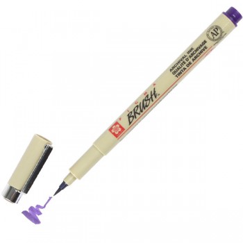 Μαρκαδόρος sakura pigma brush purple