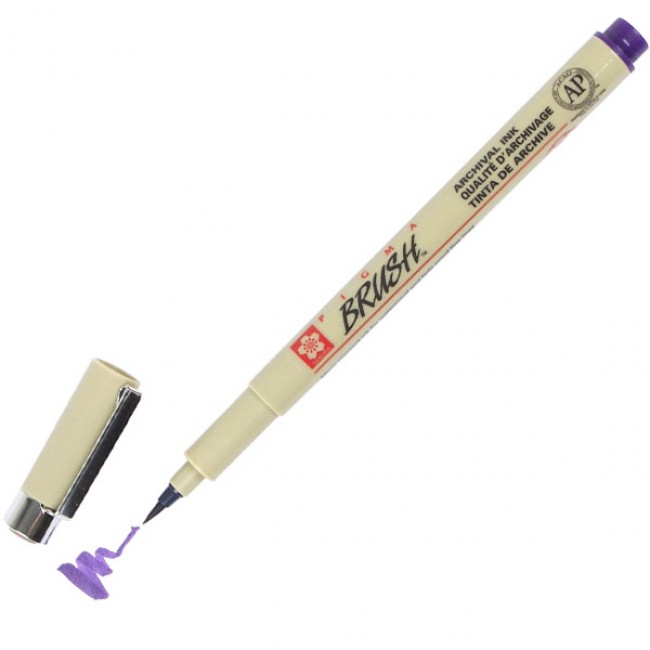 Μαρκαδόρος sakura pigma brush purple