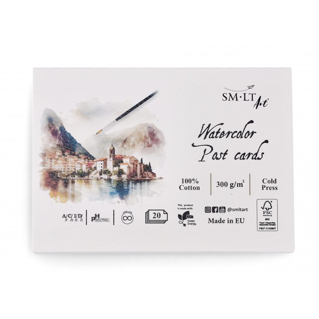 Watercolor post cards, 300gr Watercolor post cards, 300gr