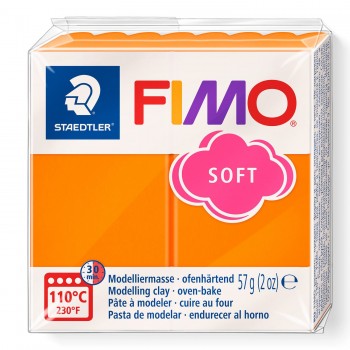 Πολυμερικός Πηλός Fimo Soft, tangerine 42 57gr.