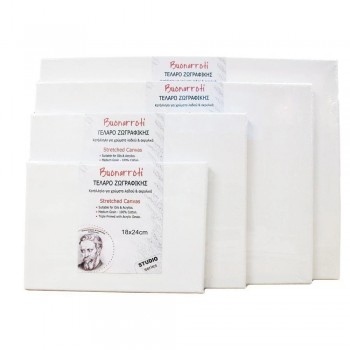 Buonarroti Τελάρο Ζωγραφικής 10x15cm με βαμβακερό καμβά FSC