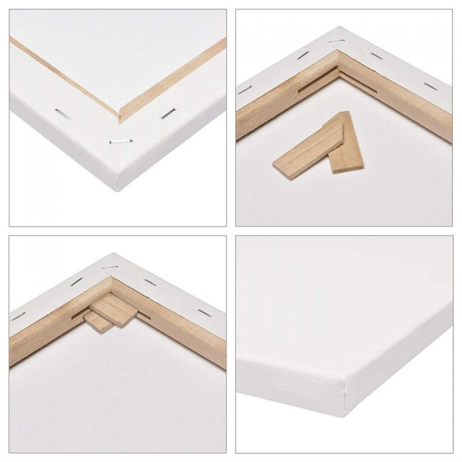 Buonarroti Τελάρο Ζωγραφικής 10x15cm με βαμβακερό καμβά FSC