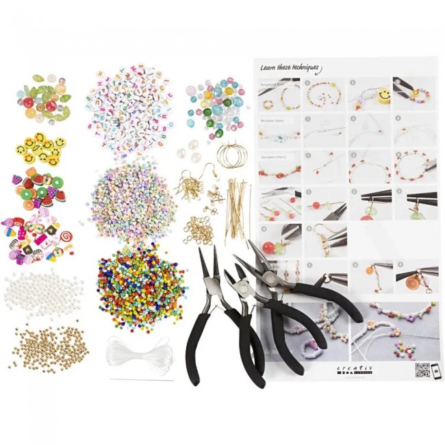 Starter craft kit jewellery vibrant colours Starter craft kit jewellery vibrant colours