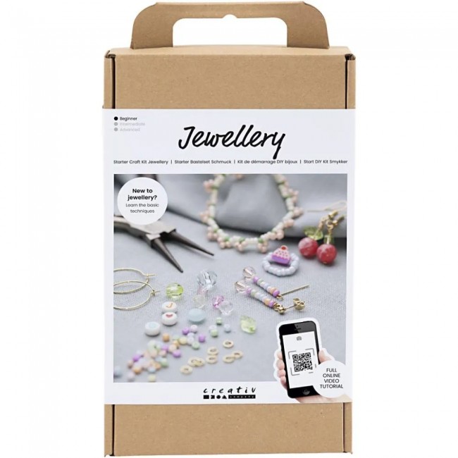 Starter craft kit jewellery vibrant colours Starter craft kit jewellery vibrant colours
