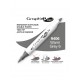 Ακρυλικοί μαρκαδόροι με διπλή μύτη Graph'it GO! warm grey 6
