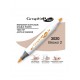 Ακρυλικοί μαρκαδόροι με διπλή μύτη Graph'it GO! brown 2