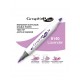 Ακρυλικοί μαρκαδόροι με διπλή μύτη Graph'it GO! lavender