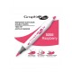 Ακρυλικοί μαρκαδόροι με διπλή μύτη Graph'it GO! raspberry