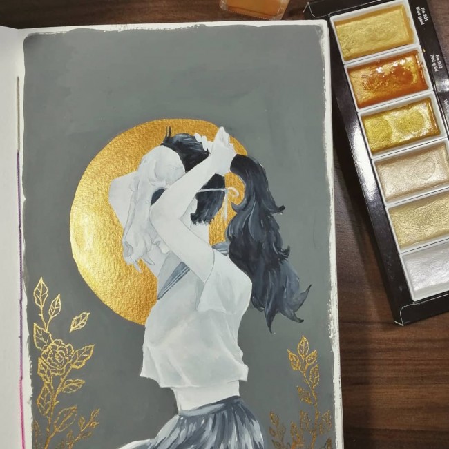 Kuretake Gansai Tambi starry colors