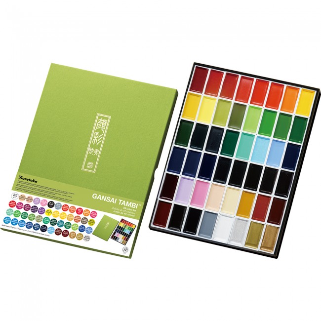 Kuretake Gansai Tambi 48 colours set