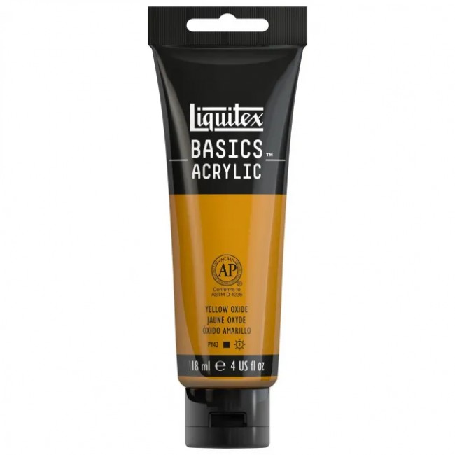 Liquitex basics 118ml acrylic 416 yellow oxide ochre
