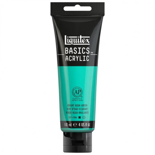 Liquitex basics 118ml acrylic 660 bright aqua green