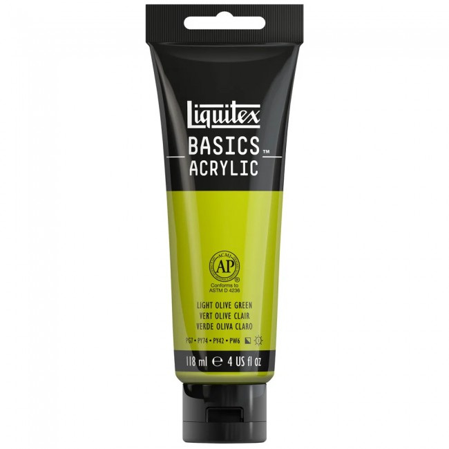 Liquitex basics 118ml acrylic 218 light olive green