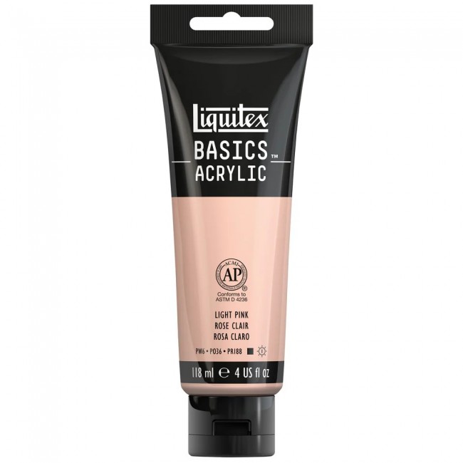 Liquitex basics 118ml acrylic 810 light pink Liquitex basics 118ml acrylic 810 light pink