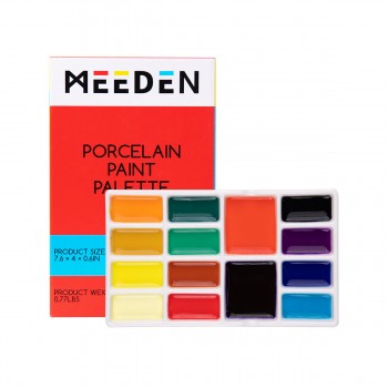 Porcelain paint palette 19x10cm