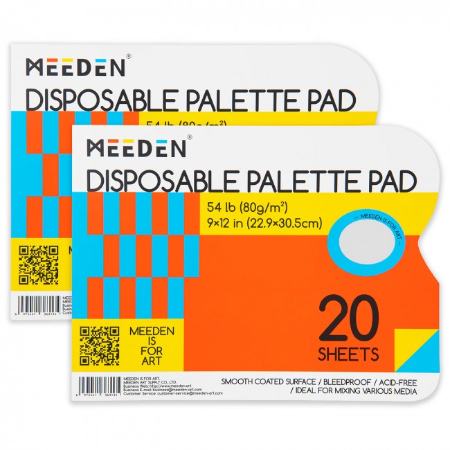 Meeden disposable palette pad 22.9x30.5cm