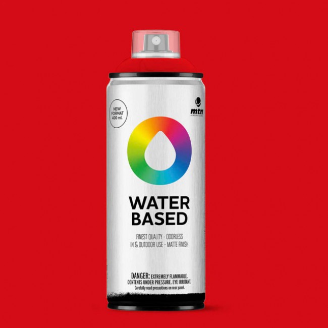 mtn water base spray 400ml, east orange RV-347