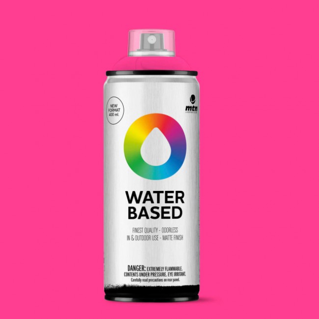 mtn water base spray 400ml, fluorescent fuchsia RV-603