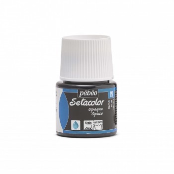 Setacolor χρώμα για ύφασμα Pedeo 45ml black 19