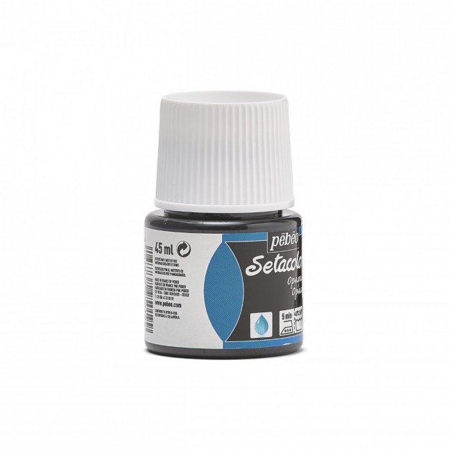 Setacolor χρώμα για ύφασμα Pedeo 45ml black 19