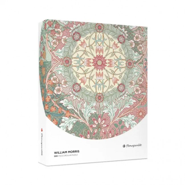 William Morris 500-Piece Circular Jigsaw Puzzle