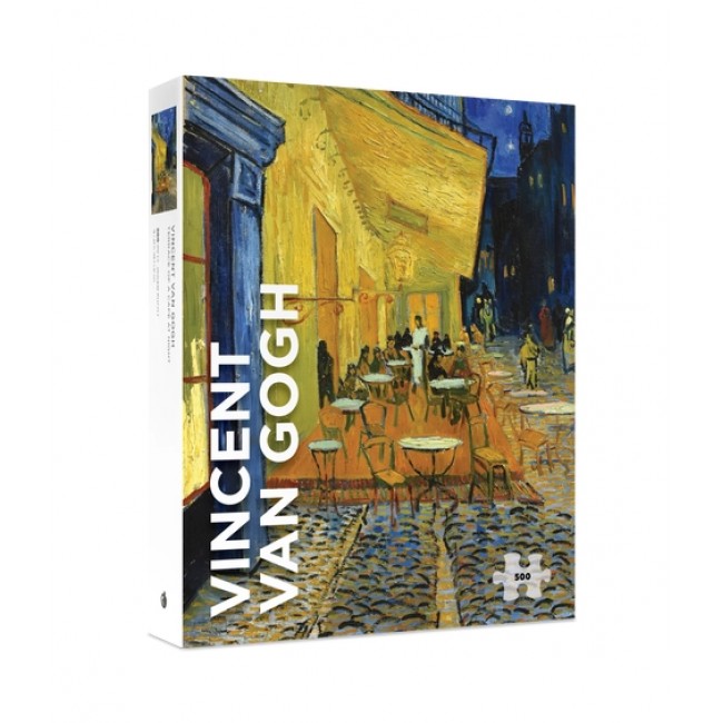 Vincent Van Gogh Terrace of A Café At Night 500-Piece Jigsaw Puzzle
